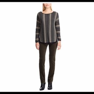 Chaps Sweaters - CHAPS Women’s Striped Black Sweater XXL NWT Chaps Sweaters - CHAPS Women’s Striped Black Sweater XXL NWT